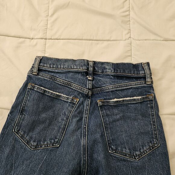 Abercrombie & Fitch Jeans Womens 29 Blue The 90s Straight Ultra High Rise Boho - Picture 5 of 9